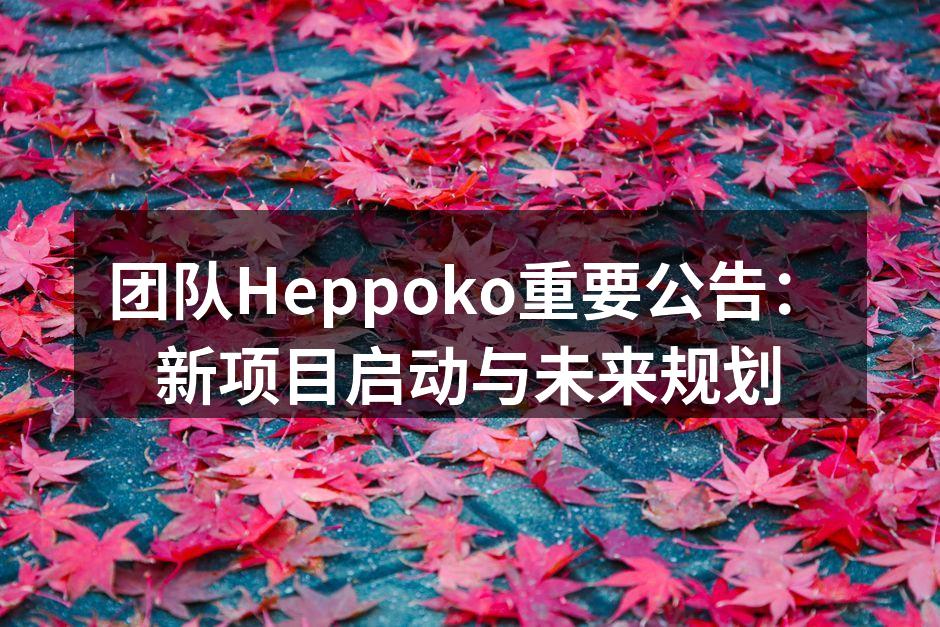 团队Heppoko新项目启动会议